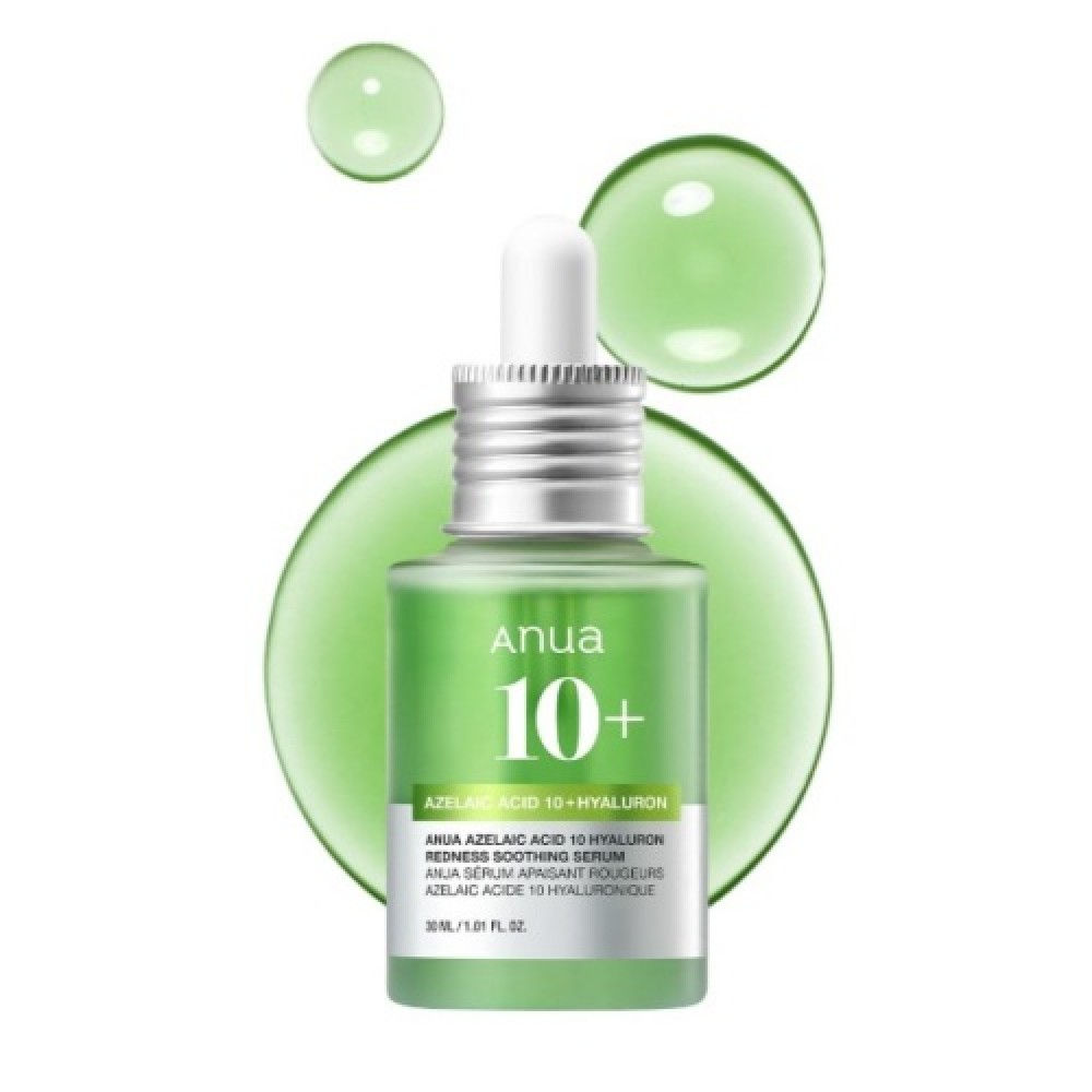 Anua Azelaic Acid 10 Hyaluron Redness Soothing Serum 抗痘抗紅修護精華 30ml (新版) Anua Azelaic Acid 10 Hyaluron Redness Soothing Serum 抗痘抗紅修護精華 30ml (新版)