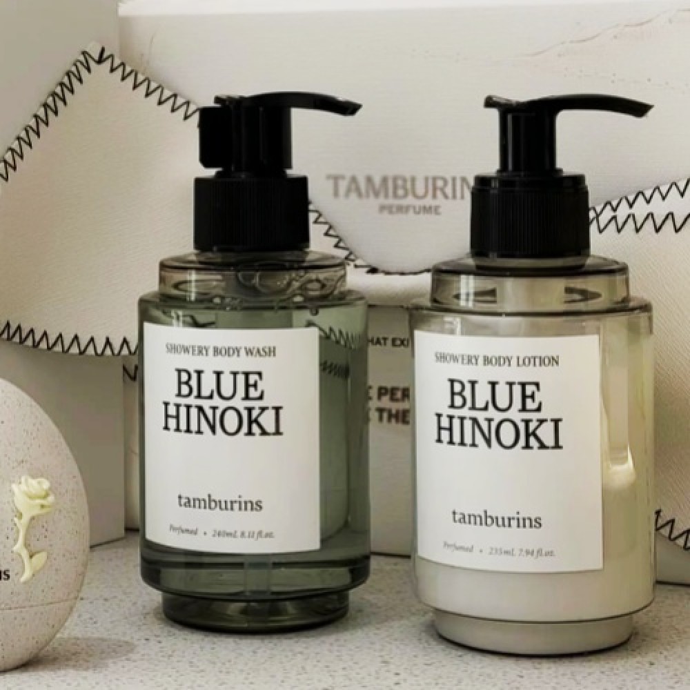 Tamburins Showery Wash & Lotion Blue Hinoki Tamburins Showery Wash & Lotion Blue Hinoki