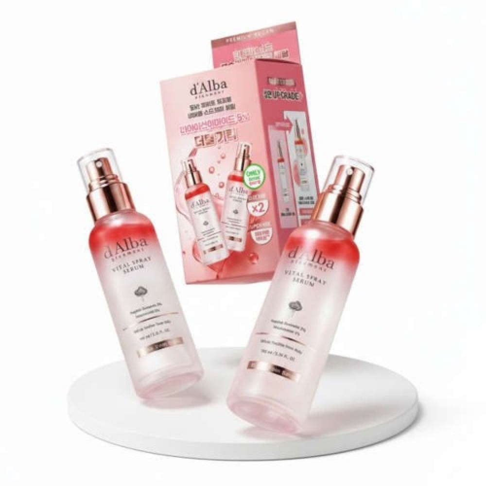 d'Alba White Truffle Vital Spray Serum Niacinamide 5% 100ml 1+1 Special Set d'Alba White Truffle Vital Spray Serum Niacinamide 5% 100ml 1+1 Special Set